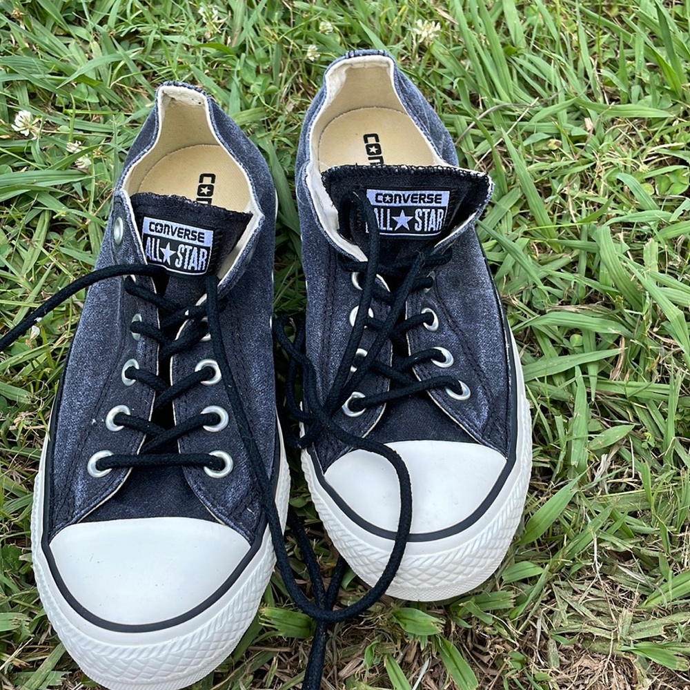 Charcoal converse! Never been worn!